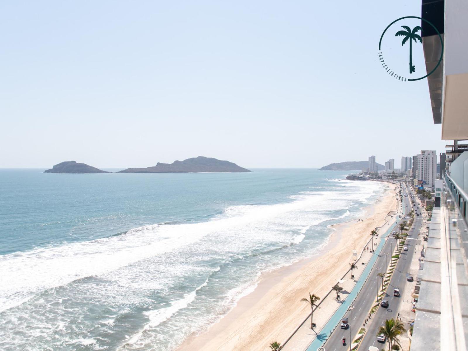 Condo Perico, Terraza con vista al mar de Mzt! Mazatlán Esterno foto
