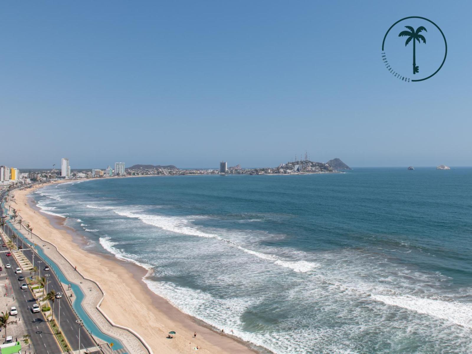 Condo Perico, Terraza con vista al mar de Mzt! Mazatlán Esterno foto