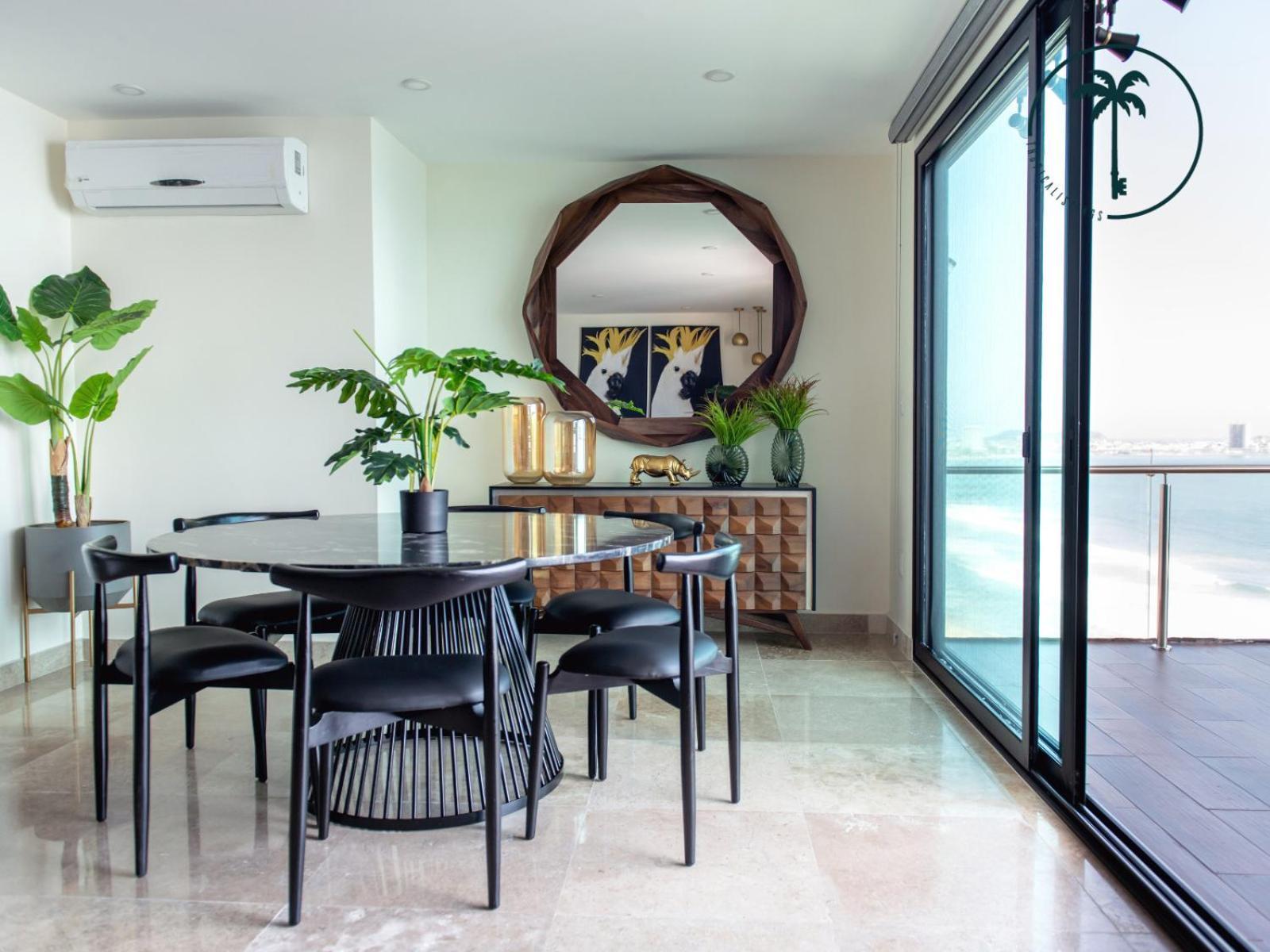 Condo Perico, Terraza con vista al mar de Mzt! Mazatlán Esterno foto