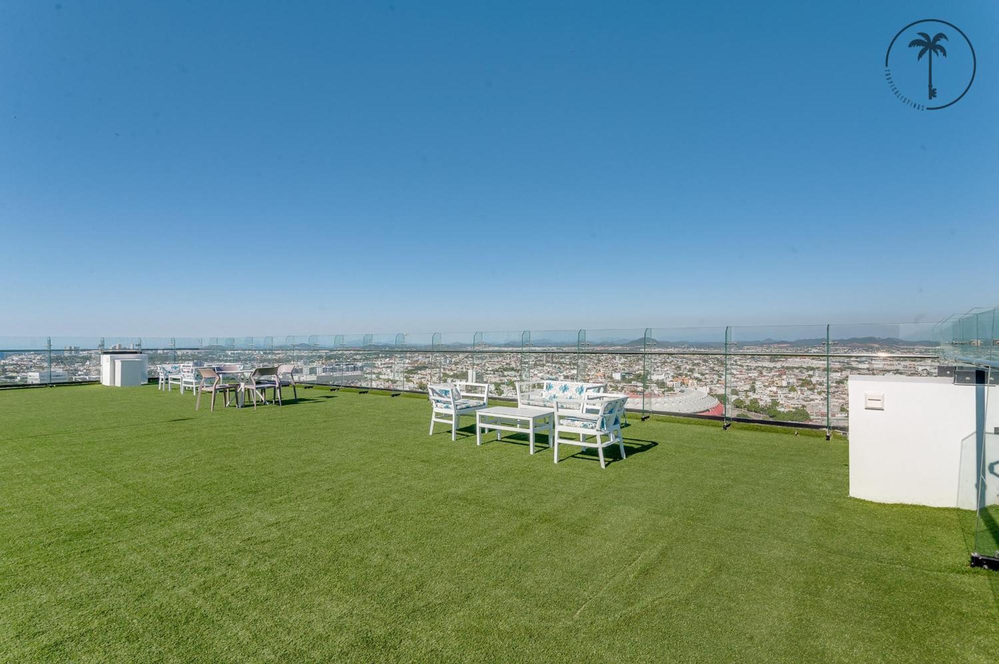 Condo Perico, Terraza con vista al mar de Mzt! Mazatlán Esterno foto